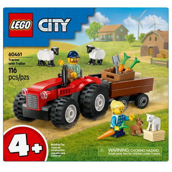 LEGO City Farm Tractor with Trailer and sheep 116 piece set #60461