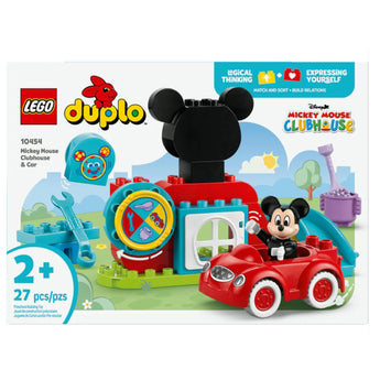 LEGO Duplo Micky Mouse Clubhouse and Car Building block 27 piece set.