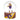 NFL Team Minnesota Vikings Water Globe featuring the Vikings Mascot in #1 Purple Jersey.