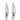 Two silver pens with green level indicators on a white background