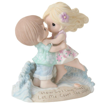 Precious Moments Let Me Count The Waves porcelain figurine