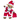 Frannie and Friends' Ed The 16" Reindeer dressed up in his Santa Claus Suit ready to deliver presents for Santa.