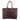 Brown waxed canvas bag with leather handles and zippers on a white background