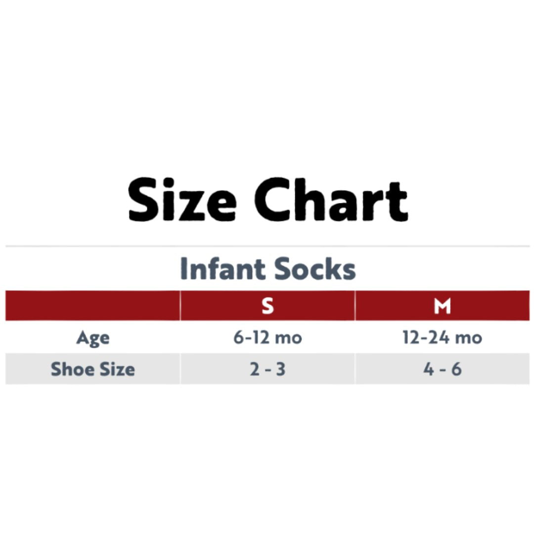 Boot Infant Sock - Cozy Terry Blend Socks with Non-Skid Bottom