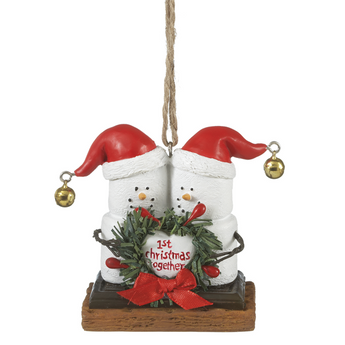 Smores Couples 1st Christmas Ornament