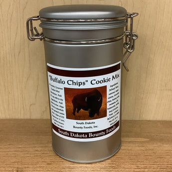 South Dakota Bounty Buffalo Chips Cookie Mix in large pail