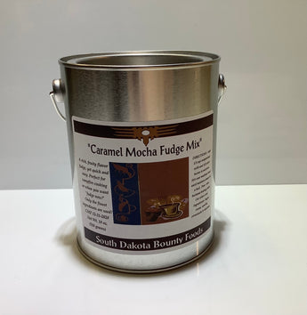 South Dakota Bounty Foods Caramel Mocha Fudge Mix in a Pail