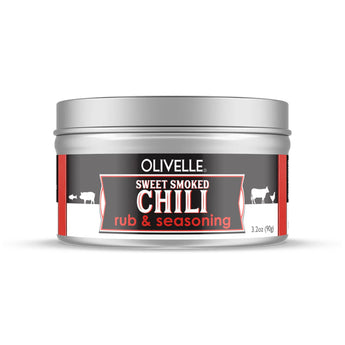 Tin of Olivelle's Sweet Smoked Chili Rub & Seasoning