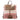 Sixtease Traipse backpack made with rug canvas hairon hide and leather with adjustable straps