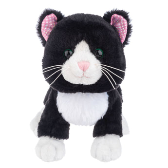 Webkinz Black and White Cat Plush with Game Codes