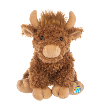 Webkinz Highland Cow plush stuffed animal with shaggy fur