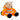 Ganz Wee Bears 6-inch plush teddy bear dressed in a bright orange clownfish costume