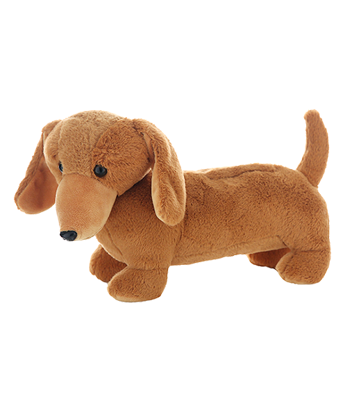 Weiner the 16" plush Dachshund puppy stuffed animal.