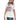 Wife wearing a white t-shirt with funny marriage design.