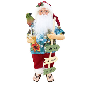 15" Buffet Beach Claus