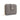 Grey Lucy Quilted Wallet with snap and zipper closures.