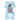 Oversized blue nightshirt with retro woman holding milk jugs and humorous Grab My Jugs text graphic.