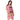 Model wearing the Pink Salty Flamingo oversized t-shirt dress that can be a nightshirt, beach cover-up or t-shirt dress.