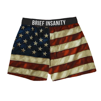 Brief Insanity American Flag Unisex Boxer shorts