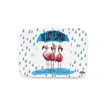Funny flamingo bathroom decor memory foam mat