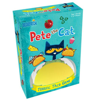 Pete the Cat game box with colorful design on a white background