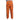 Orange pants with black triangle pattern on a white background