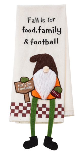 Towels, Gnome Football Tea Towel (asstd)