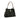 soft faux leather satchel handbag with top handle and crossbody strap