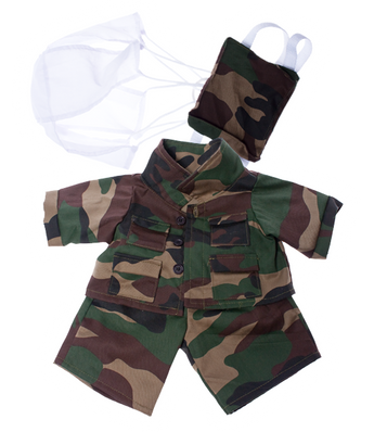 Special Forces Camo Clothing for plush 16 inch stuffed animals or teddy bears.