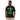 Man wearing a black t-shirt with green text and graphic, standing against a white background
