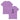 Purple t-shirt with witch hat graphic and text on a white background