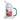 Mug with snowman design and text 'I'm fine, it's fine just having a meltdown' on a white background