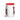 White mug with red interior, featuring Christmas-themed designs and text.