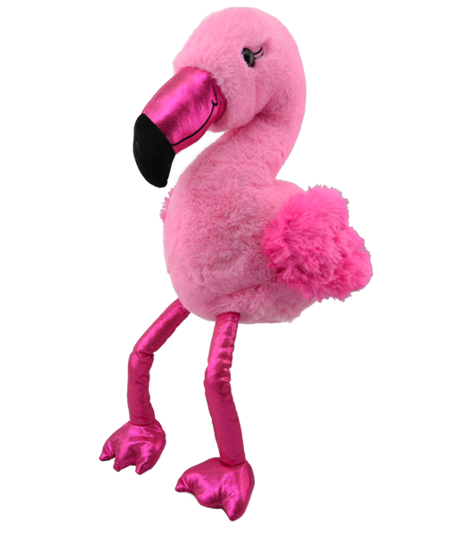 Pink flamingo top plush toy