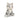 Tahla the 16" Grey and White Tabby Cat Stuffed Animal