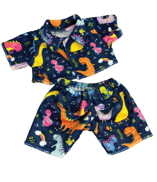 Dinosaur pajamas for 16 inch teddy bear or plush animal