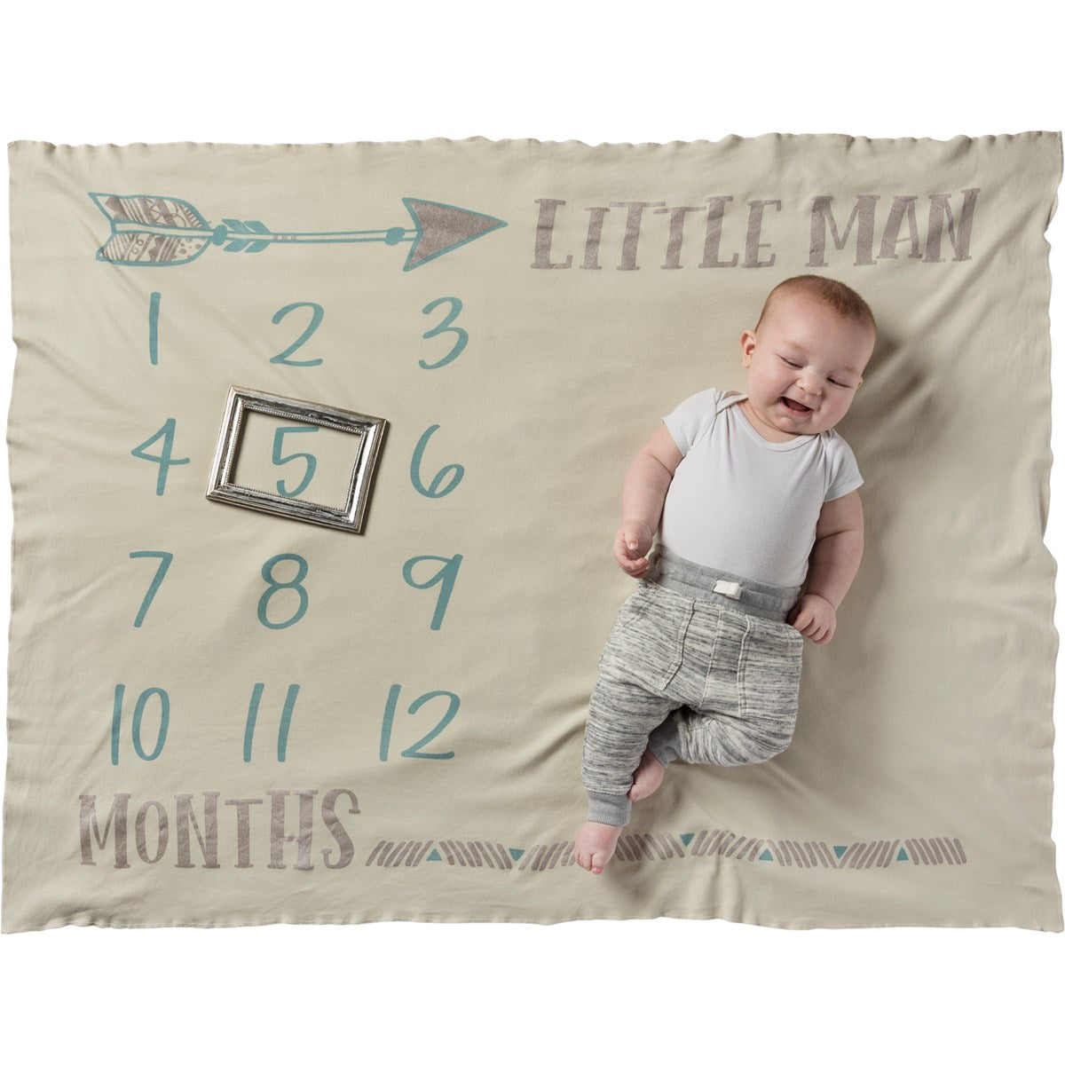 Milestone Blanket - Little Man
