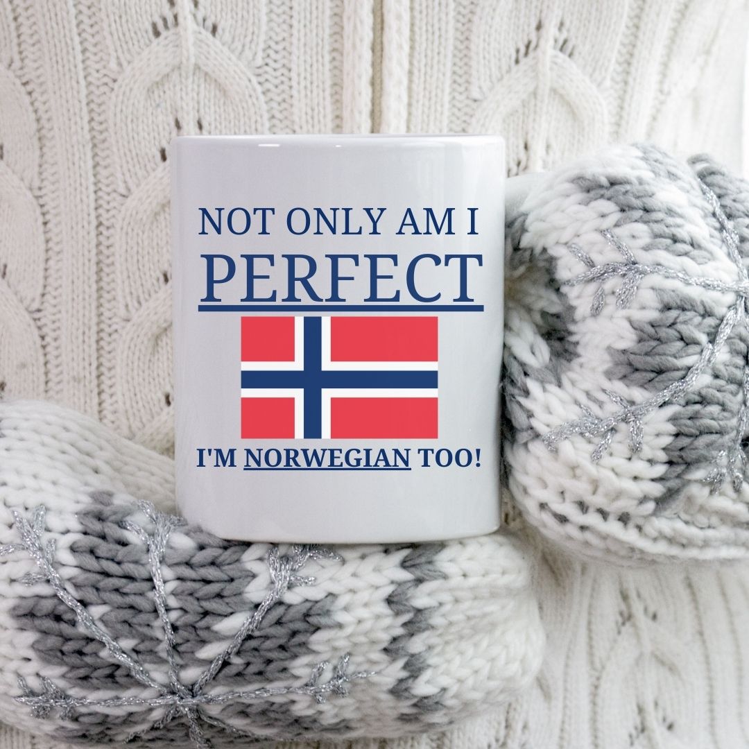 Perfect & Norwegian Coffee Mug 15 oz