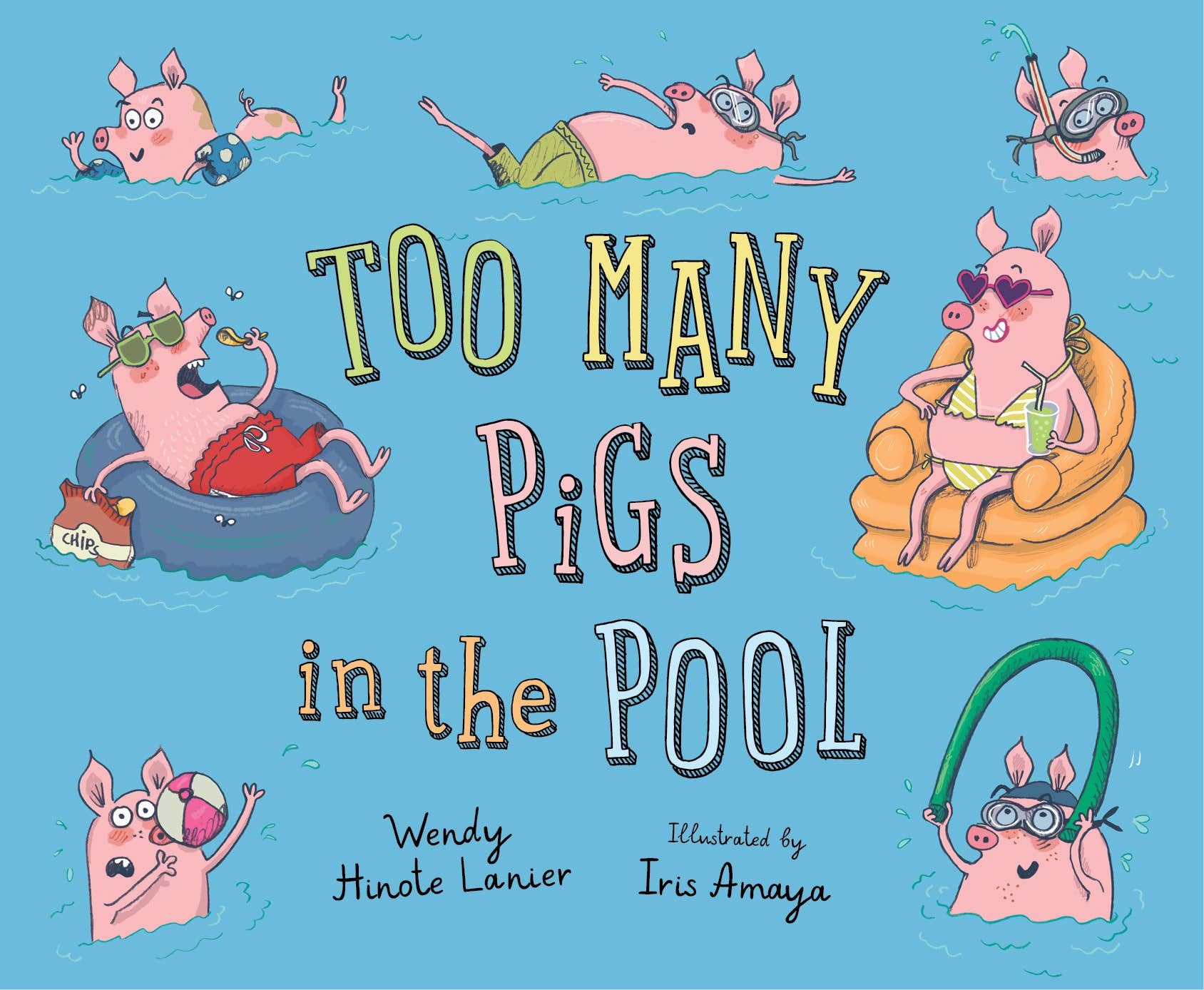 Childrens Book: Too Many Pigs in the Pool