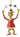 Dr. Seuss' The Grinch Juggling Light Bulb Ornaments in santa suit by Jim Shore for Enesco