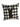 Black and White Rustic Throw Pillow for Log Cabin Decor