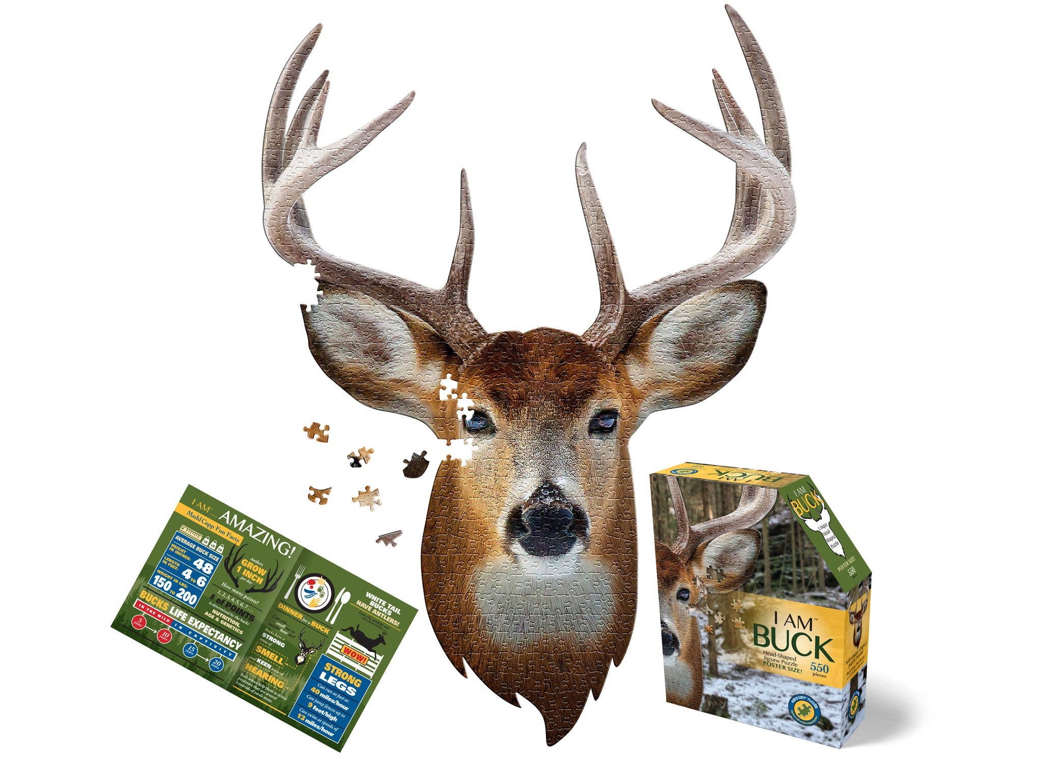 I AM Buck 550 piece jigsaw puzzles - gift