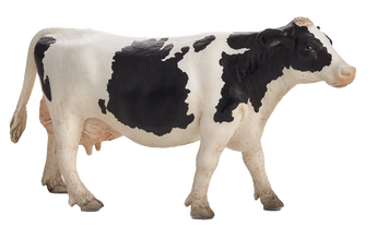 MOJO black and white Holstein cow farm animal figurine