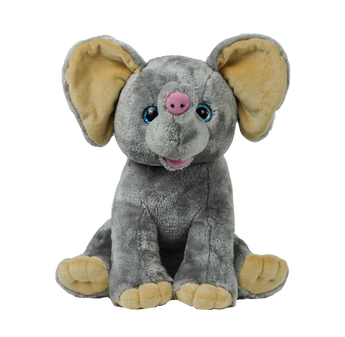 Ellie the Elephant unstuffed 16 inch plush animal in the Frannie and Friends interactive create a cuddly club