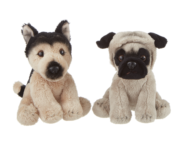 Mini top plush dogs