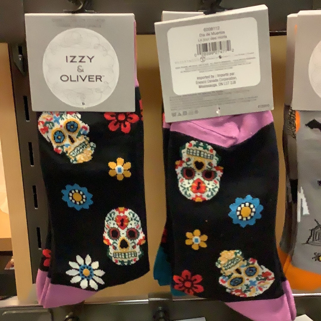 Socks Izzy and Oliver Day of the dead socks