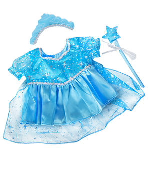 FFCC 16" Blue "snow" Princess gown for stuffed animals