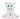 White Plush 16" Stuffed Kitty Cat Toy Animal