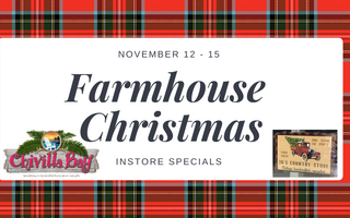 Farmhouse Christmas Event November 12th - 15th