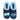 Awesome Grandpa design embroidered on Soft Blue slippers from snoozies